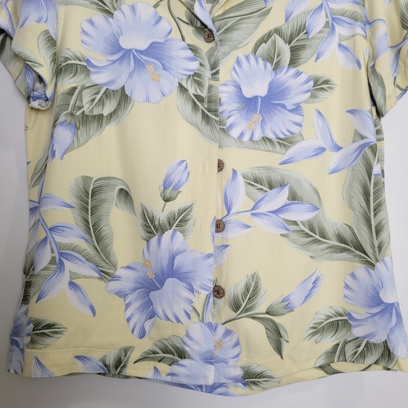 VTG LA Cabana Women's Floral Hawaiian‎ Shirts Size Sp - Picture 4 of 5